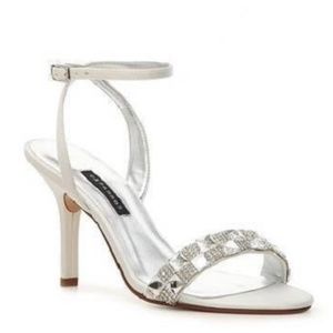 Caparros Savoy Ivory Satin Sandal - NEW!